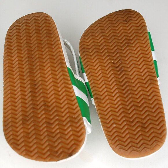 Janie & Jack X Disney Green White Mickey Mouse Sandals Designer Shoes - Picture 7 of 7